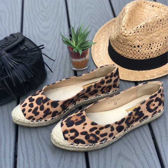 Shoes - WILLOW Leopard Print Flats